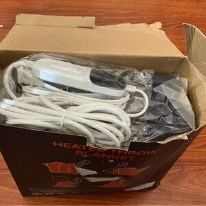 Heated Throw Blanket - Black